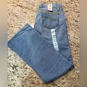 NWT Cruel Girl Kelsey Relaxed Cowgirl Western Bootcut Button Fly Jeans 11 Long